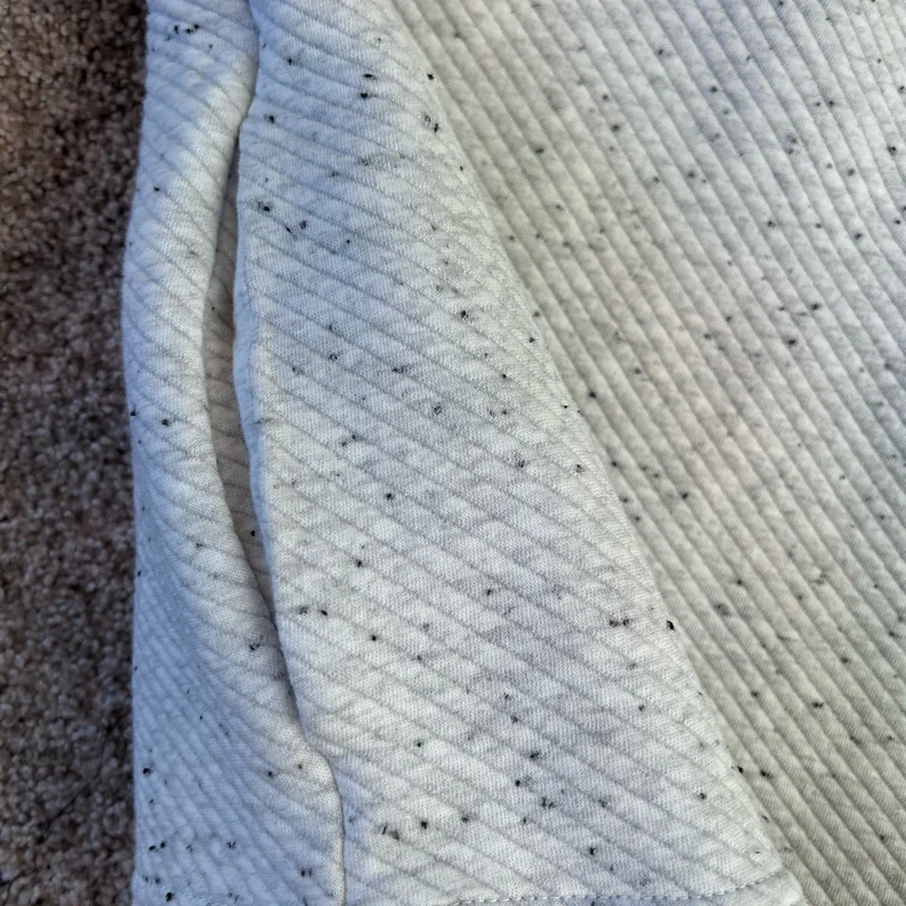 Sweaty Betty Radiant 1/4 zip ribbed Heathered heavyweight sweatshirt. Boxy. EUC - Picture 5 of 16